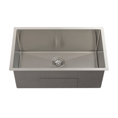 Retto II 750mm x 450mm x 300mm Extra Height Stainless Steel Sink, Brushed SS Nickel