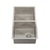 Retto II 775mm x 450mm x 230mm Stainless Steel Double Sink, Brushed SS Nickel