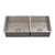 Retto II 975mm x 450mm x 230mm Stainless Steel Double Sink, Brushed SS Nickel