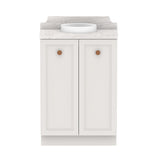 ADP Mabel Mini Floor Mount 600mm Single Center Bowl Vanity Cabinet