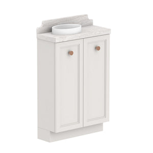 ADP Mabel Mini Floor Mount 600mm Single Left Offset Bowl Vanity Cabinet