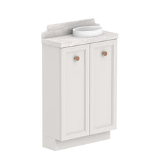 ADP Mabel Mini Floor Mount 600mm Single Right Offset Bowl Vanity Cabinet