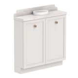 ADP Mabel Mini Floor Mount 900mm Single Center Bowl Vanity Cabinet