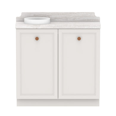 ADP Mabel Mini Floor Mount 900mm Single Left Offset Bowl Vanity Cabinet