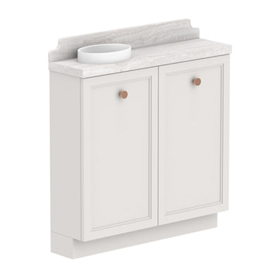 ADP Mabel Mini Floor Mount 900mm Single Left Offset Bowl Vanity Cabinet