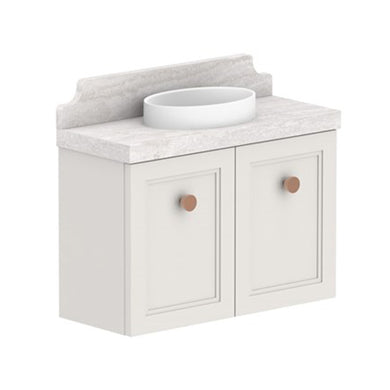 ADP Mabel Mini Wall Hung 600mm Single Center Bowl Vanity Cabinet