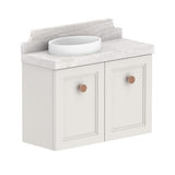 ADP Mabel Mini Wall Hung 600mm Single Left Offset Bowl Vanity Cabinet