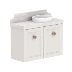 ADP Mabel Mini Wall Hung 600mm Single Right Offset Bowl Vanity Cabinet