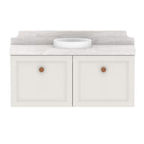 ADP Mabel Mini Wall Hung 900mm Single Center Bowl Vanity Cabinet