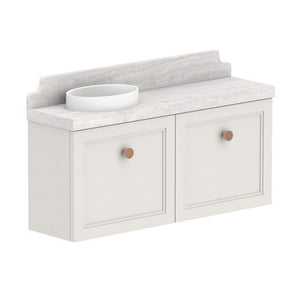 ADP Mabel Mini Wall Hung 900mm Single Left Offset Bowl Vanity Cabinet
