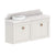 ADP Mabel Mini Wall Hung 900mm Single Left Offset Bowl Vanity Cabinet