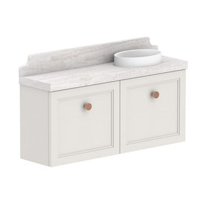 ADP Mabel Mini Wall Hung 900mm Single Right Offset Bowl Vanity Cabinet