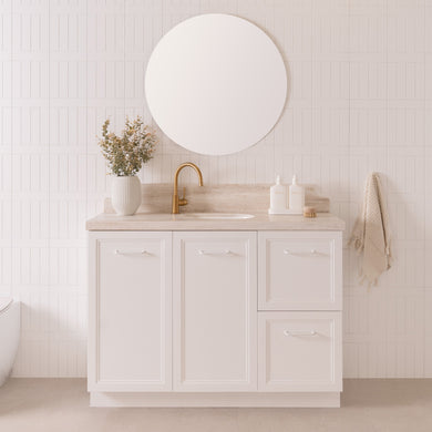 ADP Mabel Ensuite Floor Mount 1200mm Single Center Bowl Vanity Cabinet