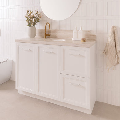 ADP Mabel Ensuite Floor Mount 1200mm Single Center Bowl Vanity Cabinet
