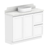 ADP Mabel Ensuite Floor Mount 1200mm Single Center Bowl Vanity Cabinet
