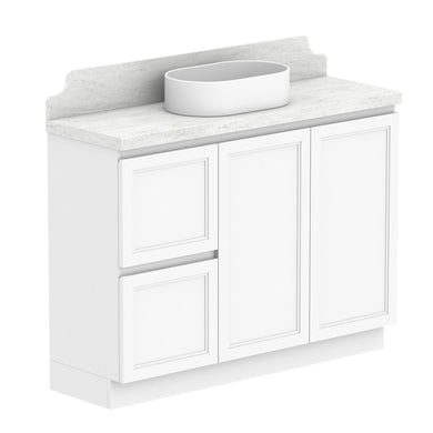 ADP Mabel Ensuite Floor Mount 1200mm Single Center Bowl Vanity Cabinet