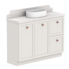 ADP Mabel Ensuite Floor Mount 1200mm Single Center Bowl Vanity Cabinet