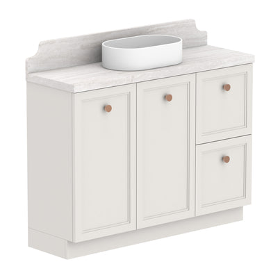 ADP Mabel Ensuite Floor Mount 1200mm Single Center Bowl Vanity Cabinet