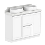 ADP Mabel Ensuite Floor Mount 1200mm Double Bowl Vanity Cabinet