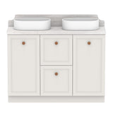ADP Mabel Ensuite Floor Mount 1200mm Double Bowl Vanity Cabinet