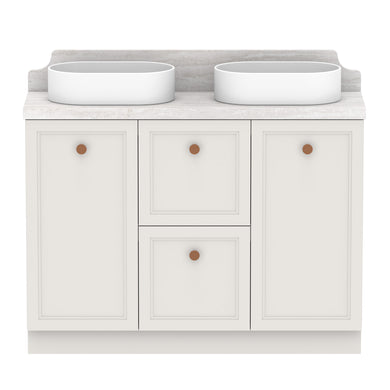ADP Mabel Ensuite Floor Mount 1200mm Double Bowl Vanity Cabinet