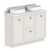 ADP Mabel Ensuite Floor Mount 1200mm Double Bowl Vanity Cabinet