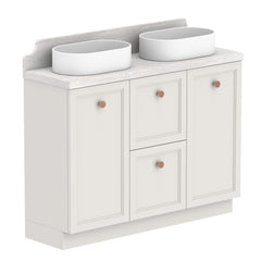 ADP Mabel Ensuite Floor Mount 1200mm Double Bowl Vanity Cabinet
