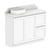 ADP Mabel Ensuite Floor Mount 1200mm Single Left Offset Bowl Vanity Cabinet