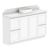 ADP Mabel Ensuite Floor Mount 1500mm Single Center Bowl Vanity Cabinet