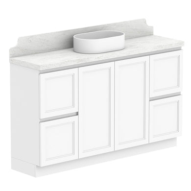 ADP Mabel Ensuite Floor Mount 1500mm Single Center Bowl Vanity Cabinet