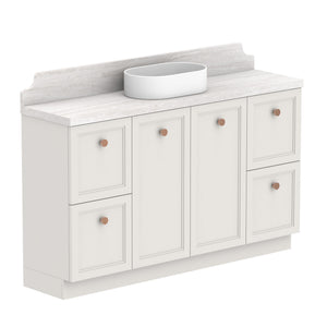 ADP Mabel Ensuite Floor Mount 1500mm Single Center Bowl Vanity Cabinet