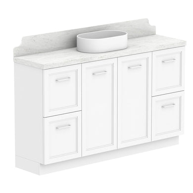 ADP Mabel Ensuite Floor Mount 1500mm Single Center Bowl Vanity Cabinet