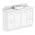 ADP Mabel Ensuite Floor Mount 1500mm Single Center Bowl Vanity Cabinet