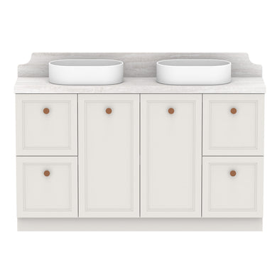 ADP Mabel Ensuite Floor Mount 1500mm Double Bowl Vanity Cabinet
