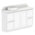 ADP Mabel Ensuite Floor Mount 1500mm Single Left Offset Bowl Vanity Cabinet