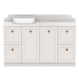ADP Mabel Ensuite Floor Mount 1500mm Single Left Offset Bowl Vanity Cabinet