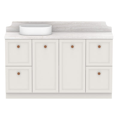 ADP Mabel Ensuite Floor Mount 1500mm Single Left Offset Bowl Vanity Cabinet