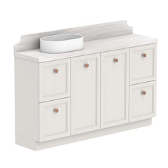 ADP Mabel Ensuite Floor Mount 1500mm Single Left Offset Bowl Vanity Cabinet