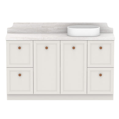 ADP Mabel Ensuite Floor Mount 1500mm Single Right Offset Bowl Vanity Cabinet