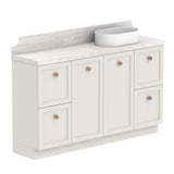 ADP Mabel Ensuite Floor Mount 1500mm Single Right Offset Bowl Vanity Cabinet