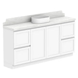 ADP Mabel Ensuite Floor Mount 1800mm Single Center Bowl Vanity Cabinet