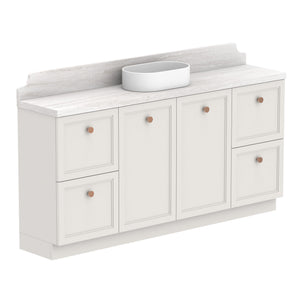 ADP Mabel Ensuite Floor Mount 1800mm Single Center Bowl Vanity Cabinet