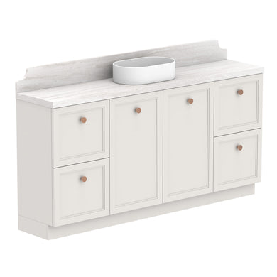 ADP Mabel Ensuite Floor Mount 1800mm Single Center Bowl Vanity Cabinet
