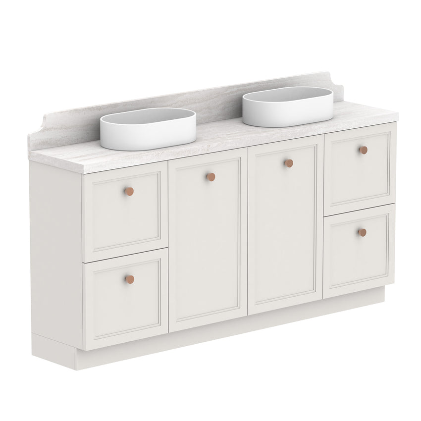 ADP Mabel Ensuite Floor Mount 1800mm Double Bowl Vanity Cabinet