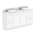 ADP Mabel Ensuite Floor Mount 1800mm Double Bowl Vanity Cabinet