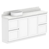 ADP Mabel Ensuite Floor Mount 1800mm Single Left Offset Bowl Vanity Cabinet