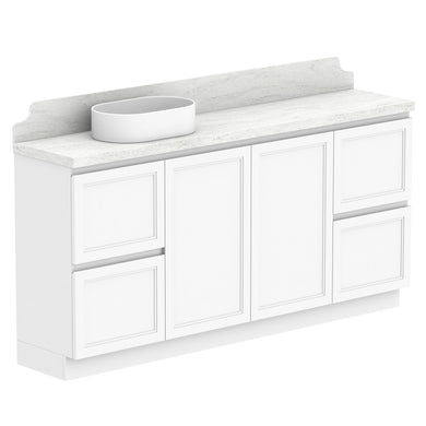 ADP Mabel Ensuite Floor Mount 1800mm Single Left Offset Bowl Vanity Cabinet