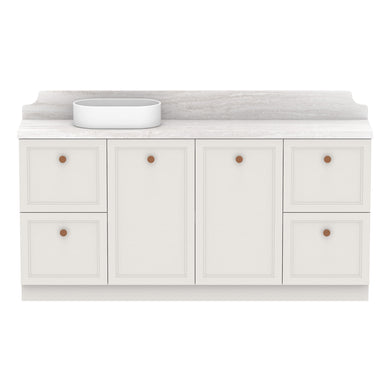 ADP Mabel Ensuite Floor Mount 1800mm Single Left Offset Bowl Vanity Cabinet