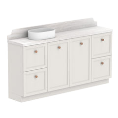 ADP Mabel Ensuite Floor Mount 1800mm Single Left Offset Bowl Vanity Cabinet