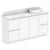 ADP Mabel Ensuite Floor Mount 1800mm Single Right Offset Bowl Vanity Cabinet